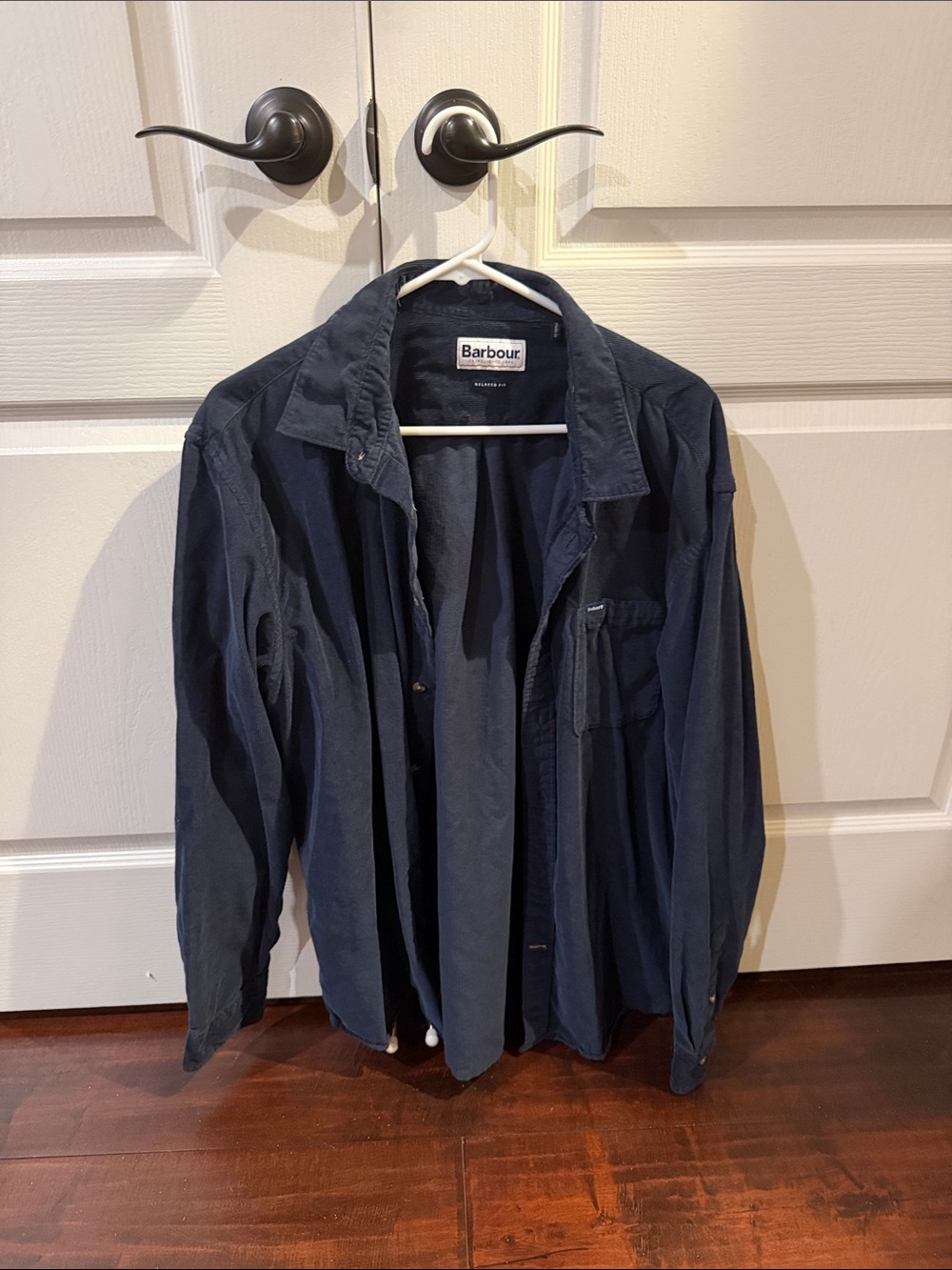 Barbour Navy Lightweight Shirt Jacket